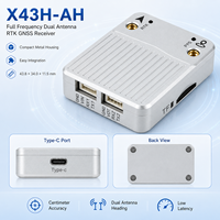 Système de navigation GPS anti-brouillage pour tracteurs X43H-AH, récepteur GNSS RTK double antenne pleine fréquence, compatible GLONASS, Galileo, BeiDou, NavIC