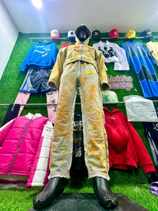 Conjunto de Sudadera y Pantalón OEM 2026 de Dos Piezas con Lavado Ácido, 100% Algodón, Unisex, Sudadera con Capucha de Manga Larga, Cierre Frontal con Cremallera, Estampado, Ajuste Holgado, Estilo Urbano - Product Image 2