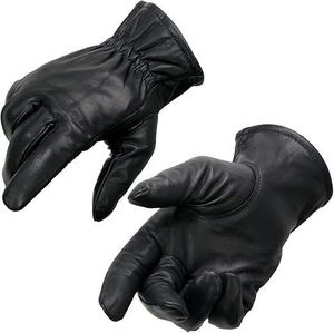 Guantes de Cuero Vacuno Genuino de Primera Calidad, Duraderos, Suaves, Cómodos y Elegantes, Guantes de Cuero Negro para Hombre y Mujer, Moda de Invierno - Product Image 2