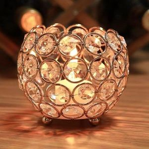Élégants porte-bougies tealight pour centres de table de mariage, décoration de table pour fêtes à domicile - Product Image 3