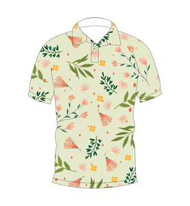 เสื้อโปโลพิมพ์ลายดอกไม้ลำลองสำหรับบุรุษแขนสั้นแฟชั่นฤดูร้อนเสื้อยืดคอปกปุ่มเสื้อยืดกอล์ฟ - Product Image 4