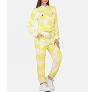 Conjuntos de pantalones de chándal y sudadera de color sólido de talla grande para mujer Conjuntos de chándales deportivos de manga larga para Otoño e Invierno - Product Image 5