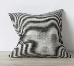 Housse de coussin décorative en coton tissé rayé 100% coton, style bohème - Product Image 4