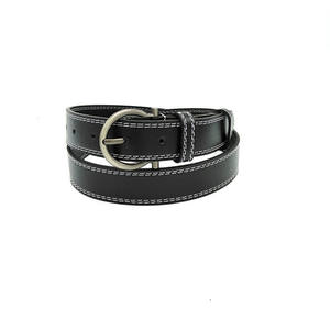 Cinturón Retro de Cuero PU para Mujer con Hebilla Redonda de Aleación Plateada, Artículo en Oferta para Jeans - Product Image 1