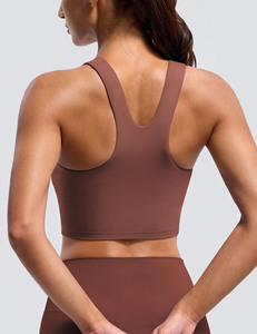 Haut de yoga pour femme imprimé en sérigraphie, conçu pour l'entraînement et le fitness, conçu pour résister à une utilisation fréquente sans perdre sa qualité - Product Image 5