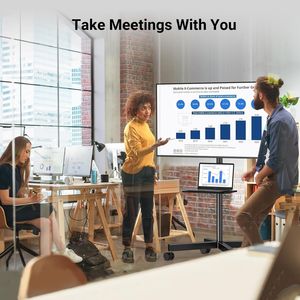 Supporto TV Mobile con Ruote per TV LCD LED da 23-60 Pollici, Inclinabile, Capacità di Carico fino a 40 kg - Product Image 2