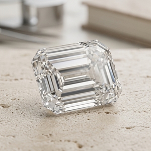 Diamant de laboratoire cultivé CVD HPHT certifié IGI, 1ct 2ct 3ct, DEF VVS VS, taille solitaire émeraude, coupe excellente, en vrac - Product Image 2