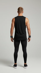 Sangles de poignet pour la musculation avec logo personnalisé, rembourrées en néoprène, robustes, antidérapantes, avec fermeture éclair, protection professionnelle pour hommes - Product Image 5