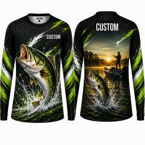 เสื้อตกปลาพิมพ์ลายตามสั่ง Sublimation 2027 เสื้อผ้าตกปลาสำหรับผู้หญิง เสื้อผ้าตกปลาพิมพ์ลายตามสั่ง - Product Image 1