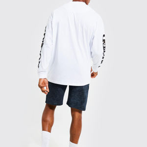 Servicio OEM al por mayor: Pantalones cortos para hombre con lavado ácido para uso casual, último diseño, pantalones cortos deportivos para hombre con lavado ácido personalizados. - Product Image 4