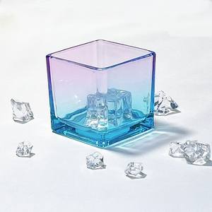 Cuenco vacío perfumado cuadrado de 100ml para decoración del hogar de calidad superior con impresión personalizada - Product Image 1