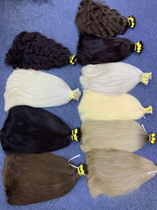 Extensions de cheveux humains vietnamiens 100g Couleur claire 60cm de longueur Super Double Drawn Lots en vrac Fournisseurs du Vietnam - Product Image 6