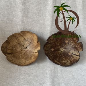 ที่วางสบู่กะลามะพร้าวธรรมชาติถาดวางสบู่มะพร้าวธรรมชาติสำหรับบ้านโรงแรมรีสอร์ท - Product Image 1