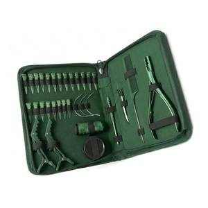 Kit d'outils professionnels durables pour extensions de cheveux avec pince, aiguille à crochet, clips, extensions de cheveux humains, acier inoxydable doré, salon - Product Image 5