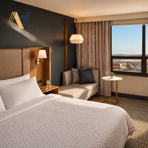 Juego de dormitorios listo para instalar para el hotel Holiday Inn, de fabricante vietnamita, diseñado para entornos hoteleros de alto rendimiento. - Product Image 2