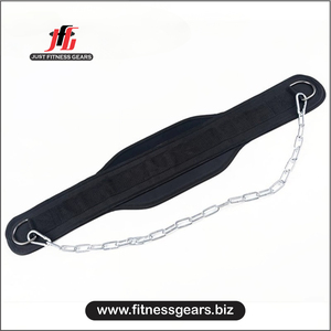 JUST FITNESS GEARS Cinturón de Soporte Lumbar Ajustable y Transpirable de Neopreno con Cadena de Acero, Protección Profesional para Levantamiento de Pesas - Product Image 2