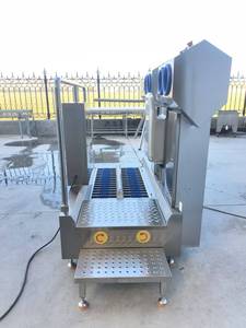 Station d'hygiène automatique 304SUS pour le lavage et la désinfection des mains, équipement de nettoyage, machine à laver les bottes pour les usines de transformation - Product Image 3