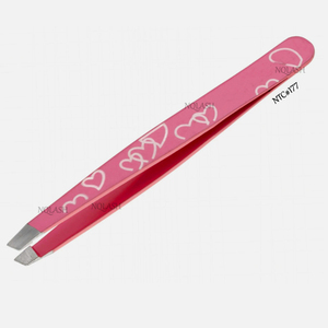 Pinzas para Cejas Inclinadas de Acero Inoxidable Super Grip para Mujeres u Hombres, Pinzas para Cejas con Logotipo Personalizado - Product Image 2
