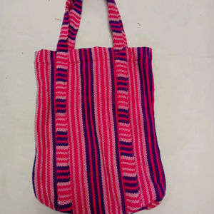 Sacs fourre-tout en toile artisanale robustes et personnalisés, avec fermeture éclair, brodés, couleur unie, tissés, écologiques et réutilisables - Product Image 1