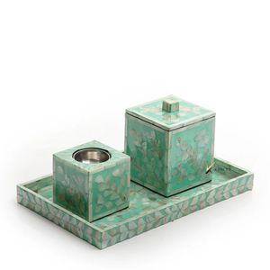 KV NATURAL HOME Ensemble de brûleurs Mabkhar en nacre pour le Ramadan et l'Aïd, artisanaux, haute qualité, prix de gros abordable, Vietnam - Product Image 5