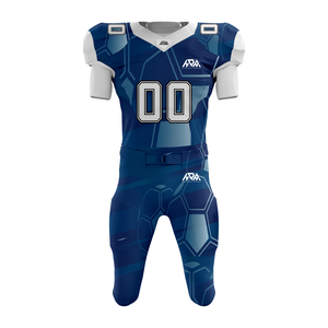 Uniforme de Fútbol Americano Personalizado, Jersey Cosido con Tela Tackle Twill, Sublimación Completa, Malla Transpirable con Almohadillas Integradas, Pantalones Juveniles - Product Image 3