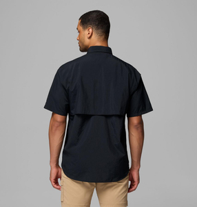 Camiseta de Manga Corta para Hombre PFG Bahama II UPF 50, 100% Poliéster, Transpirable, Diseño Sólido, Tela de 140g - Product Image 4