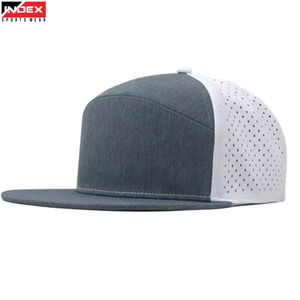 Casquette de camionneur pour homme de haute qualité, dos en maille, fermeture snapback, broderie de logo personnalisée, réglable, pour sports de plein air et usage décontracté - Product Image 1