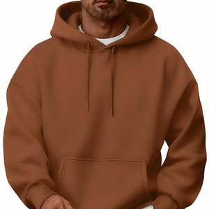 Sudadera con Capucha Oversize de Algodón Pesado, Diseño con Bolsillo Bordado, Ecológica, para Hombre, OEM, ODM, Venta al Por Mayor - Product Image 4
