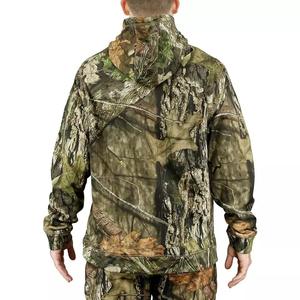 Wholesale Polyester/Cotton Men's Winter Hunting Hoodie Embroidered Hoodie Real Tree <b>Camo</b> High Quality Solid Pattern Fleece - Product Image 5