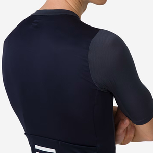 Nouveau Maillot de Cyclisme Réversible à Manches Courtes en Coton Uni Séchage Rapide Grande Taille 100% Coton avec Gants – Vente en Gros OEM Personnalisable pour Équipes - Product Image 5