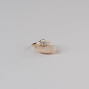 Trendy 1.01CT Asscher Cut Diamond Solitaire Ring For Women's Lab Grown With 18K Solid Gold <b>Wedding</b> Party Promise <b>Gift</b> For Lovers - Product Image 5