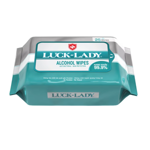 Luck Lady Pocket Size 10 Pcs Alcohol Wet <b>Wipes</b> High Rayon Viscose Non-Woven Fabric Antiseptic <b>Hand</b> Sanitizing <b>Wipes</b> - Product Image 1