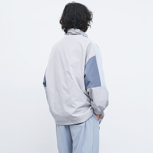 เสื้อแจ็คเก็ตผู้ชายสีขาวแบบ Racer ผ้าฝ้าย 100% ซิปด้านหน้า แห้งเร็ว ระบายอากาศได้ดี สวมใส่สบายในฤดูหนาว กันลม คอตั้ง - Product Image 5