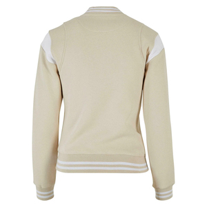 Nouvelle veste varsity pour femmes 2026 avec un look classique et une finition côtelée, veste bomber varsity pour femmes - Product Image 6