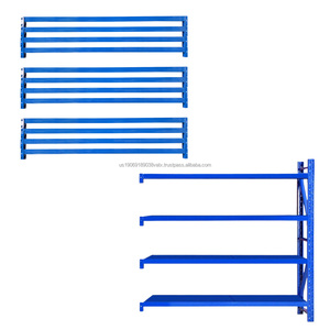Heavy-Duty Industrial Steel Shelf Multi-Layer Metal Storage <b>Rack</b> for Light Medium <b>Weight</b> Items for Garages Warehouses Factory - Product Image 2