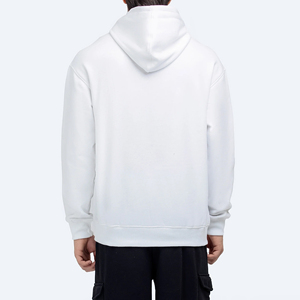 Sweat à capuche en coton éponge de haute qualité pour homme, streetwear personnalisé, molleton épais, épaules tombantes, tricoté, uni, vierge, à imprimer - Product Image 6