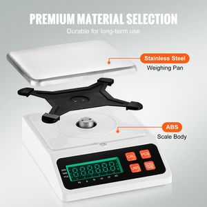 Bilancia Contapezzi Industriale Digitale 10 kg x 0,1 g per Monete e Componenti, Bilancia Elettronica con Funzione Tara 40 kg, Unità G/Kg/Lb/Oz/Ct - Product Image 5
