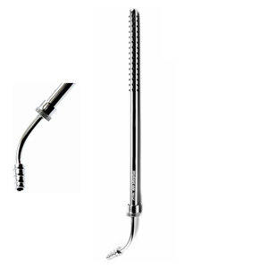 Tubo de Succión Poole, Tubo de Succión Frazier, Instrumento Quirúrgico Profesional para Proveedores Médicos, Instrumento Médico, Diámetro 25 cm - Product Image 1