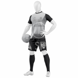 เสื้อฟุตบอลน้ำหนักเบา โพลีเอสเตอร์ 100% ระบายอากาศได้ดี พิมพ์ลายแบบซับลิเมชั่น ชุดฟุตบอลสั่งทำพิเศษ พร้อมสกรีนชื่อทีมสำหรับทีมและสโมสร - Product Image 2