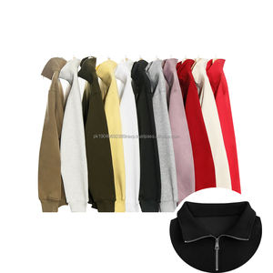 Sweat à capuche à fermeture éclair quart lettre bulle personnalisé 500gsm avec logo et étiquettes - Product Image 1