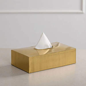 Designer Luxury Metal Tissue Box Holder With Premium Quality Finish For Hotel Restaurant And Home Decor - Product Image 1