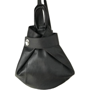 Women's Soft Goat Leather <b>Backpack</b> Minimal Design Lightweight Casual Travel Everyday Carry Bag - Product Image 6