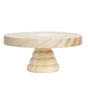 Présentoir à gâteaux en bois émaillé imprimé, fait main, de qualité supérieure, plateau de service pour boulangerie, fête, hôtel, événement, décoration - Product Image 2