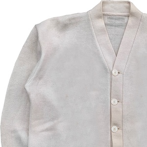 Cardigan d'hiver décontracté pour homme en laine/acrylique rouge, col en V, manches longues, boutons recouverts, style maison grecque large, vente en gros sur mesure - Product Image 4