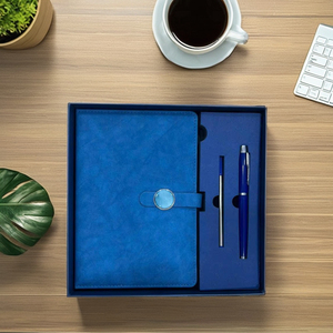 Cao cấp cá nhân bìa cứng da máy tính xách tay thiết lập hoàn hảo ràng buộc văn phòng phẩm quà tặng với bút cho các sự kiện của công ty khuyến mãi - Product Image 3