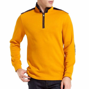 Mens Quarter Zip Sweatshirt Casual Long Sleeve Pullover Sports Training <b>Top</b> Gym Fitness Streetwear for Men Winter Wear - Product Image 6