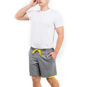 Échantillon Gratuit - Short Homme Respirant 100% Coton Denim Taille Haute Décontracté avec Fermeture Éclair et Broderie Cristal - Product Image 6