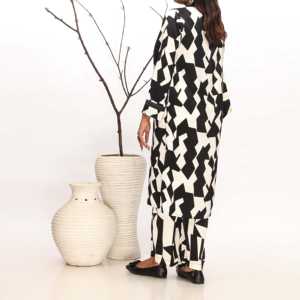 2PC Printed Shamouse Silk <b>Cocktail</b> <b>Dresses</b> PW4096 Collection - Product Image 1