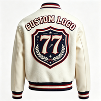 Veste de baseball personnalisée pour homme avec logo sur mesure, manches en cuir, style Letterman, vente flash Layenne, pour équipe scolaire