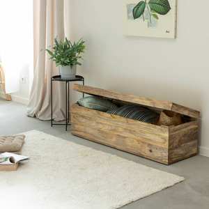 Lámpara Vandana Vertex Nimbus de madera de mango - Product Image 1